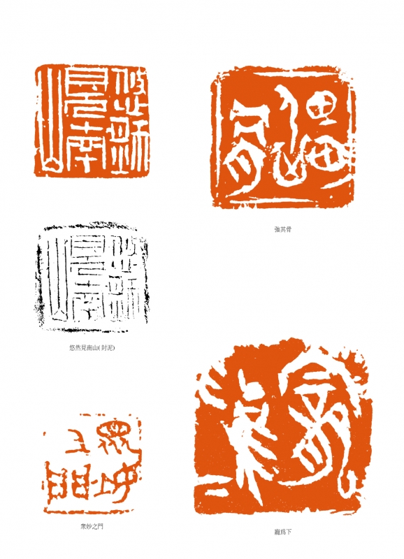 谭文选 篆刻选3,尺寸不等,材料(略),2005-2013年