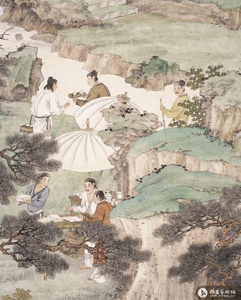 兰亭修偰图局部5 | 李子牧