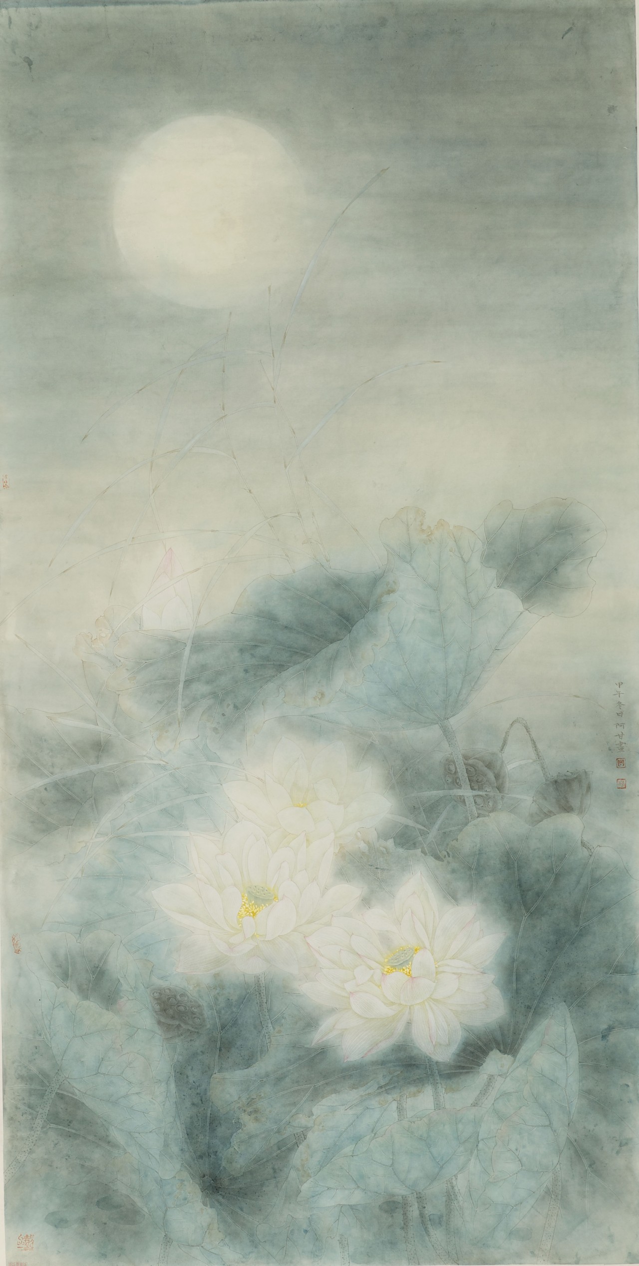 荷塘月色132cmx66cm2015年