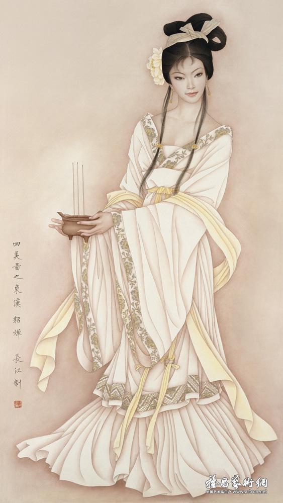 四美图之东汉貂婵diaochantheeasternhandynastyoneofan