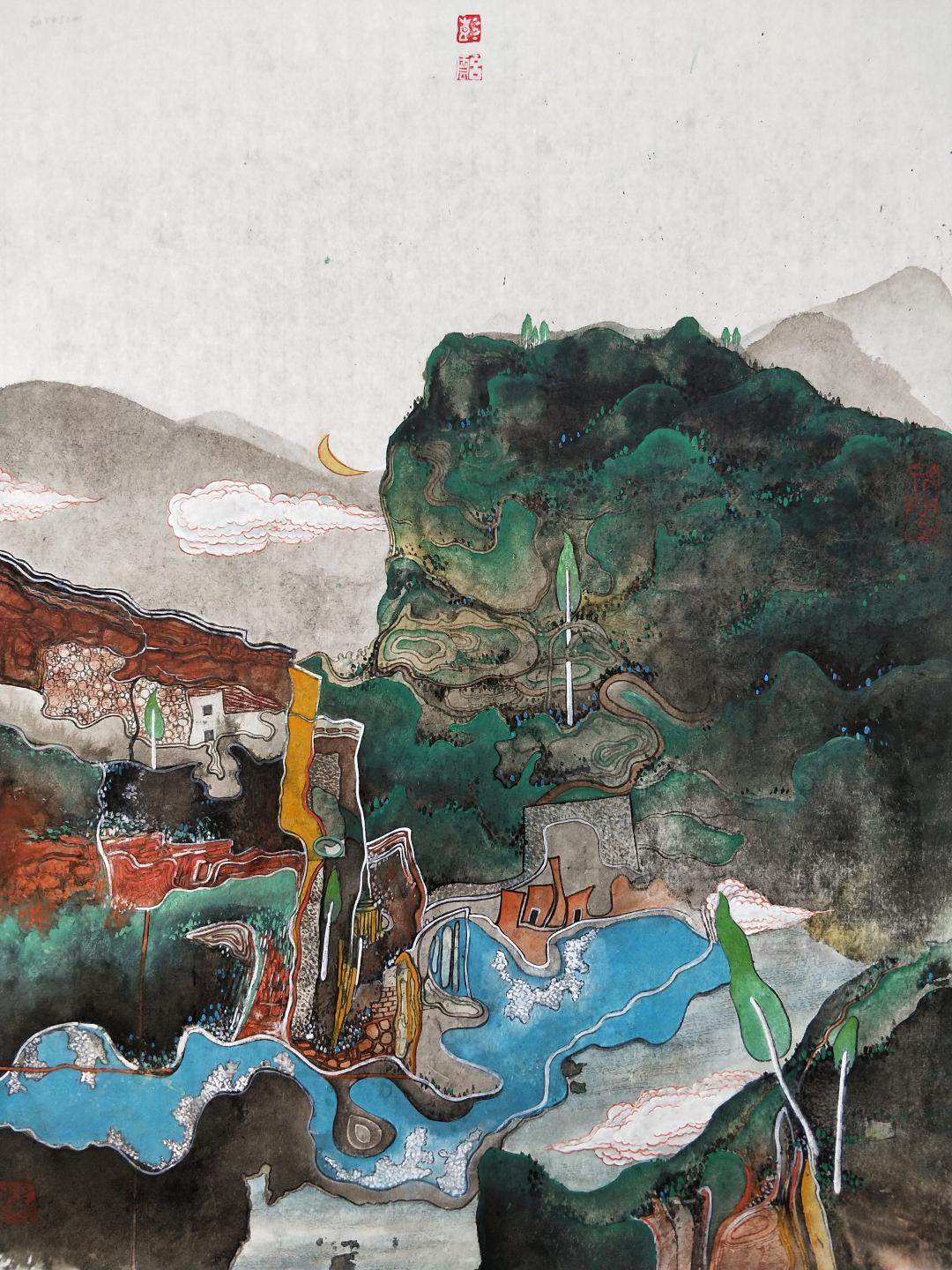 故园新梦系列6045㎝彭曾龙作品