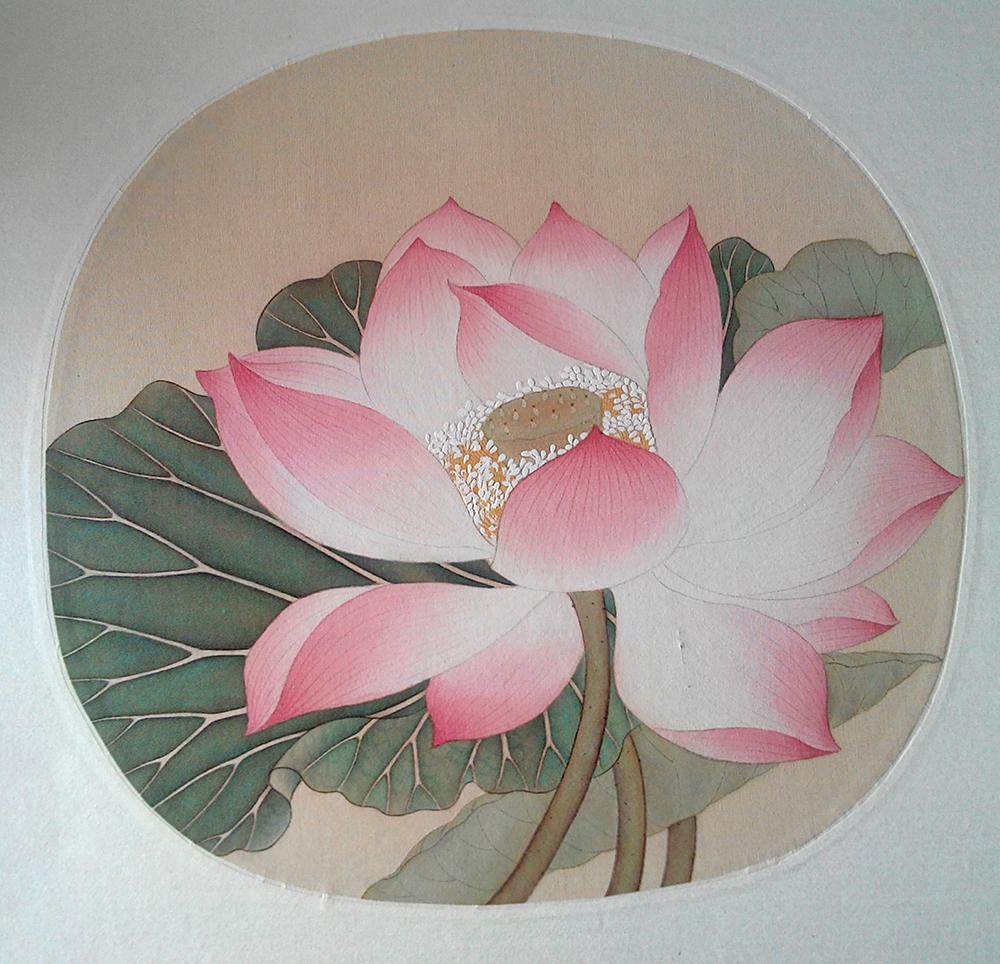 还原临摹出水芙蓉