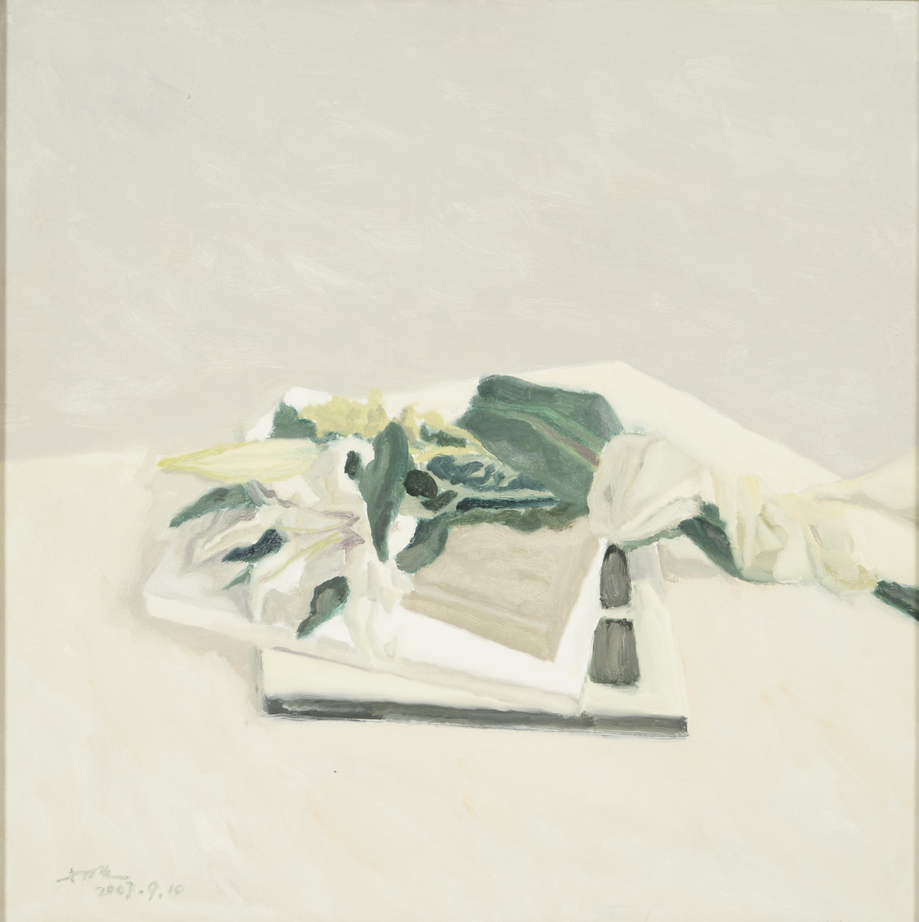 章晓明《节日礼物 》75x75 2007年 布面油画