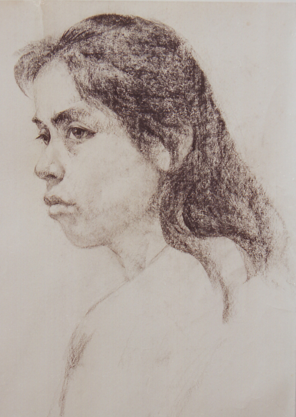 谷品良《大学女教师》素描1990_副本 | 谷品良